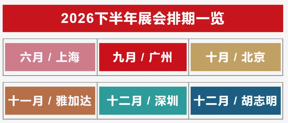 紧跟全球美业风向，美博会2026下半年巡展预告来了 配图