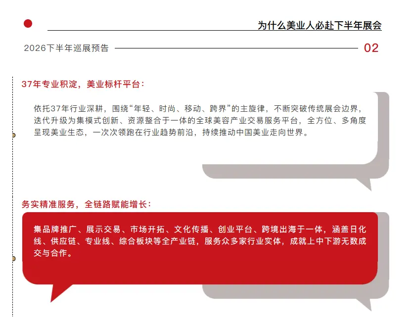 紧跟全球美业风向，美博会2026下半年巡展预告来了 配图